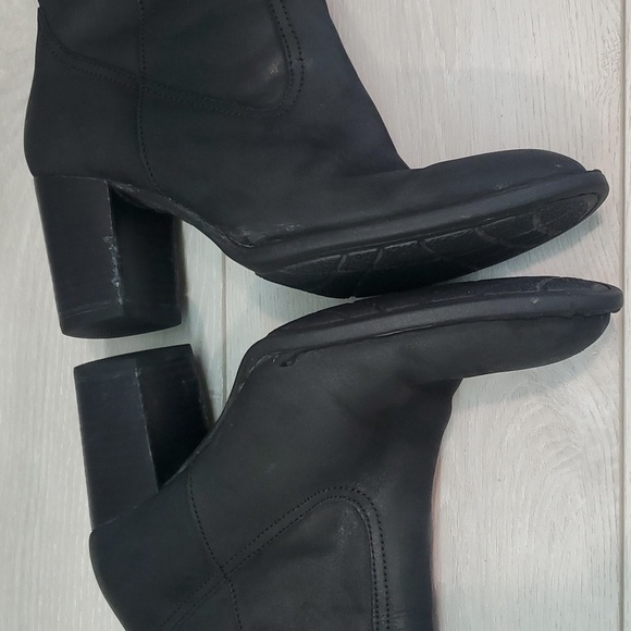 Born Women Allegra Leather Comfort Heels shoes boots sz 8 - Picture 9 of 15